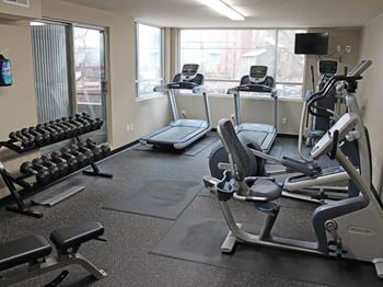 Modern fitness center
