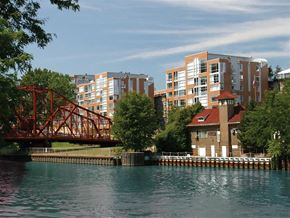 Cleveland apartment for rent - Breathtaking Lake View From Property at Stonebridge Waterfront, Cleveland, 44113