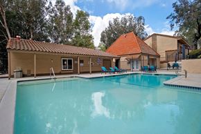 Thousand Oaks apartment for rent - Swimming Pool And Relaxing Area at St. Charles Oaks Apartments, Thousand Oaks, CA