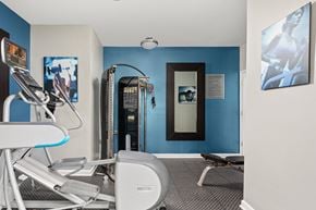 Memphis apartment for rent - Cardio and weight resistance machines in Memphis apartment fitness center