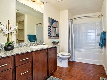 Ironhrose apartments granite countertops in kitchens and bathrooms