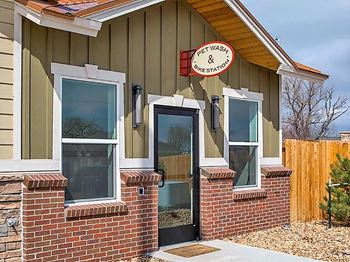 Ironhorse apartments heated indoor bike station and dog washing station