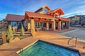 Longmont apartment for rent - Outdoor Spa and Resident Clubhouse at Ironhorse Apartments near Downtown Fort Collins