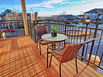 Ironhorse apartments private covered patios and balconies