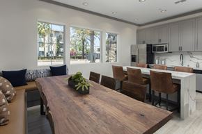 Ontario apartment for rent - Clubroom kitchen and dining area at The Grove Apartments, California