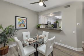 Dana Point apartment for rent - Dining and kitchen area at Harbor Pointe, California, 92629