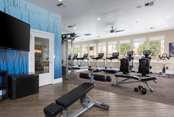 Fitness center area