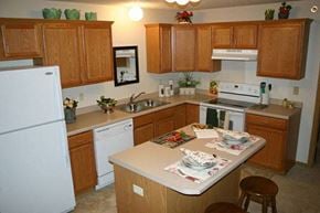 Baxter apartment for rent - Gourmet Kitchen With Island at Cypress Court Apartments, Baxter, MN