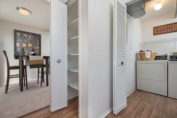 In-home washer and dryer in all apartment homes