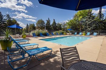 Outdoor swimming pool and sundeck