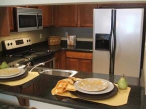 Gainesville apartment for rent - Kitchen with modern appliances