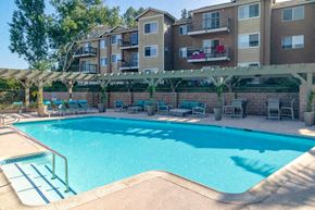 Carlsbad apartment for rent - our apartments have a large swimming pool in front of our building