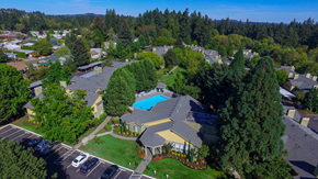 Tigard apartment for rent - Aerial Community View at Commons at Avalon Park Apartments, Oregon, 97224