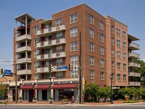Bethesda apartment for rent - a brick apartment building on the corner of a street