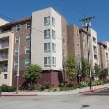 Los Angeles apartment for rent - an apartment building on the corner of a street