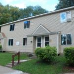 St. Paul townhouse for rent - a white house with a yard in front of it