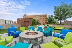 Washington apartment for rent - Rooftop Deck with Firepit, Grilling Stations, and Pool Table