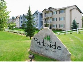 Spokane Valley apartment for rent - Community monument sign Apartments in Spokane Valley, WA| Parkside Mirabeau Apartments