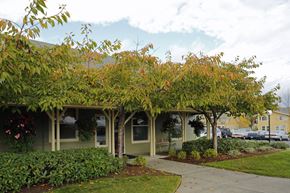 Mcminnville apartment for rent - Exterior Building and Grass at Redwood Commons Apartments, Oregon 97128