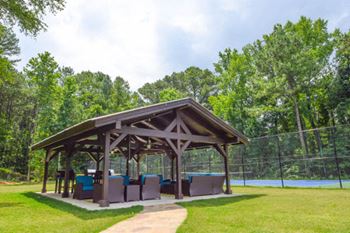 Picnic pavilion with grill