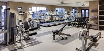 Fitness center and yoga room