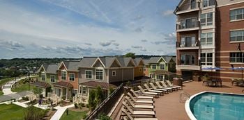 2-Level townhomes with front porch and private entry