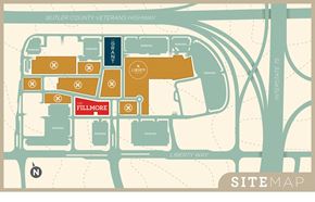 Liberty Township apartment for rent - a map of the residences plan