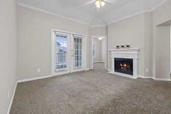 Marble custom wood-burning fireplaces*