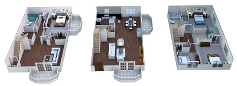 Floor plan for 4 beds, 3.5 baths, 1763 sqft