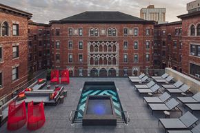 Philadelphia apartment for rent - Amenity Center Pool Deck Overall(2)