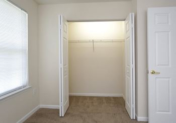 Ample closet space