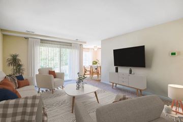 Glen Burnie apartment for rent - a living room with a couch and a television