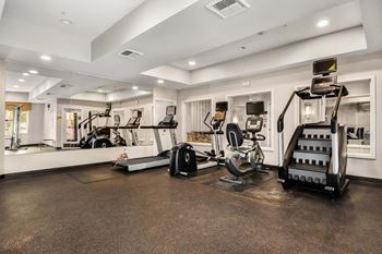 Fully equipped fitness center