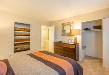 Spacious closets