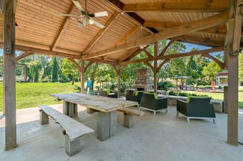 Picnic pavilion with grills