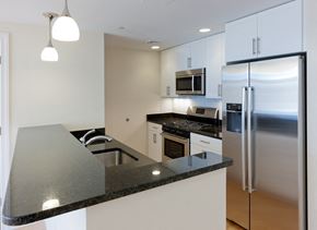 Cambridge apartment for rent - Refrigerator with Ice Maker at 7 Cameron, Cambridge, Massachusetts, 02140