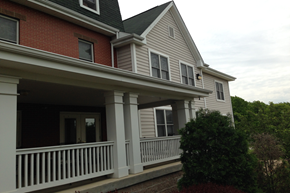 Pittsburgh apartment for rent - the front of a house with a wrap around porch