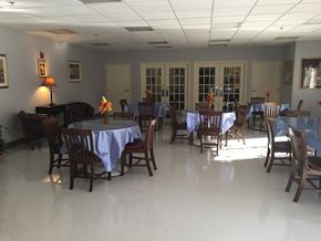 Providence apartment for rent - a dining room with tables and chairs
