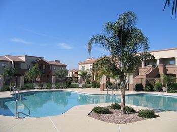 Resort style swimming pool