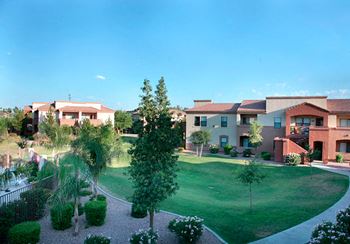 Aerial view of property