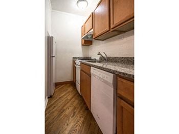 Rich shaker style cabinetry