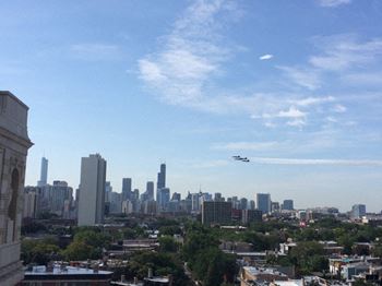 City view from rooftop