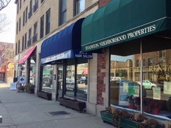 Management office across the street