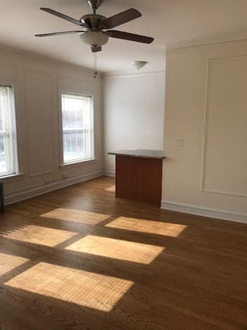 Finished hardwood floors