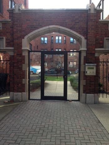 Controlled access courtyard