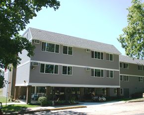 Harmony apartment for rent - the front of our apartment building