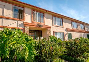 Los Angeles apartment for rent - a building with the number 790 on it surrounded by plants