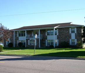 North Mankato apartment for rent - a house with a stop sign in front of it