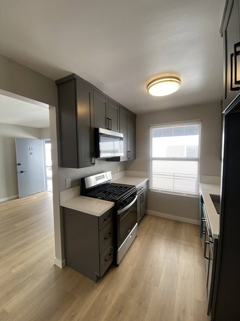 Floor plan for 1 bed, 1 bath