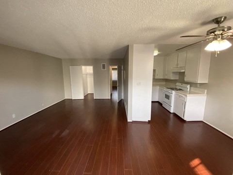 Floor plan for 1 bed, 1 bath